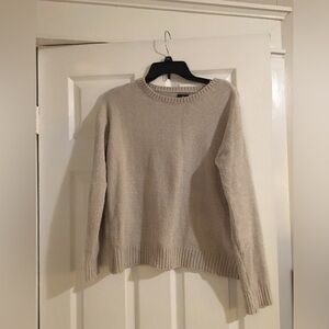 Volcom white sweater lived in lounge